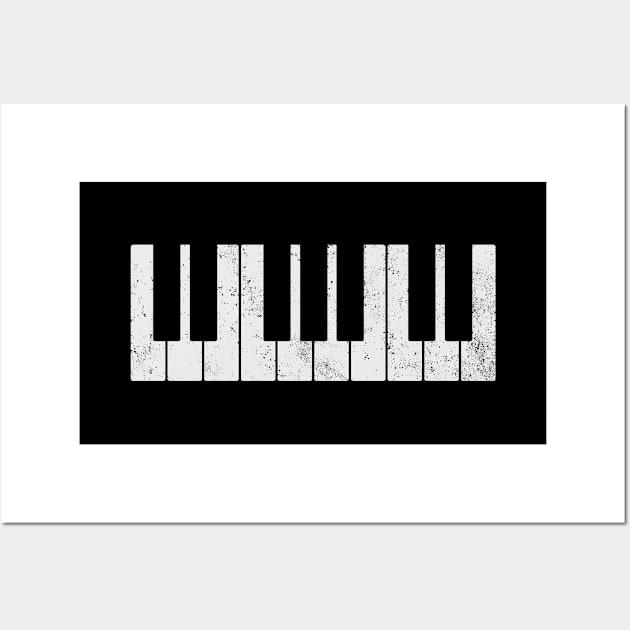 Piano Pianist Keyboard Wall Art by KAWAIITEE